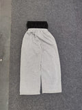 2025 European and American Embroidered Street Couple Double Head Double Waist Pants Personalized Printed Pattern Pants